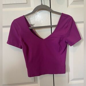 Lululemon Align Short Sleeve, Size 4, Purple